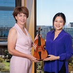 Emily Sun with UKARIA CEO, Alison Beare